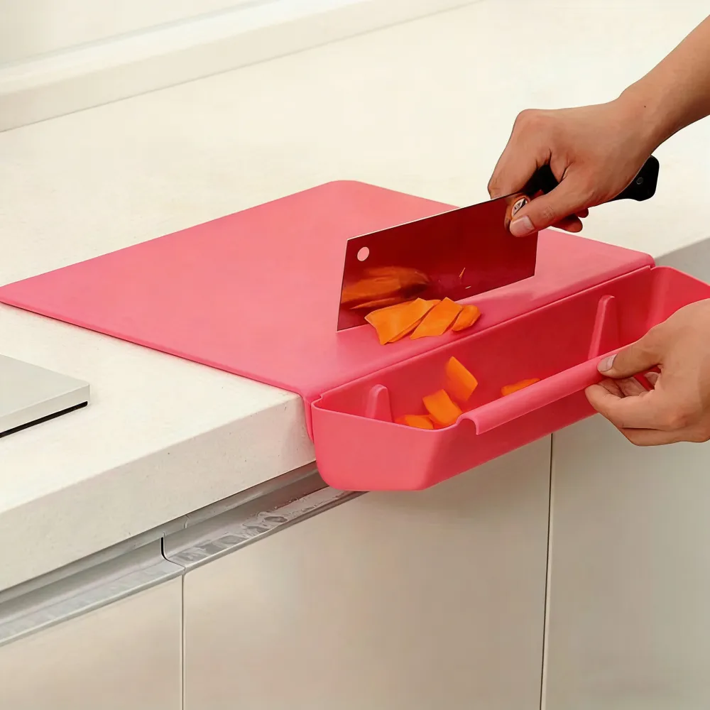 Multi-Function Cutting Board with Tray