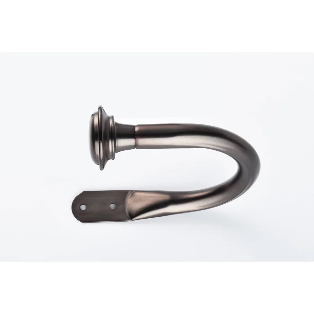 4-Piece Metal Alloy Curtain Holdback Set 8-Inch