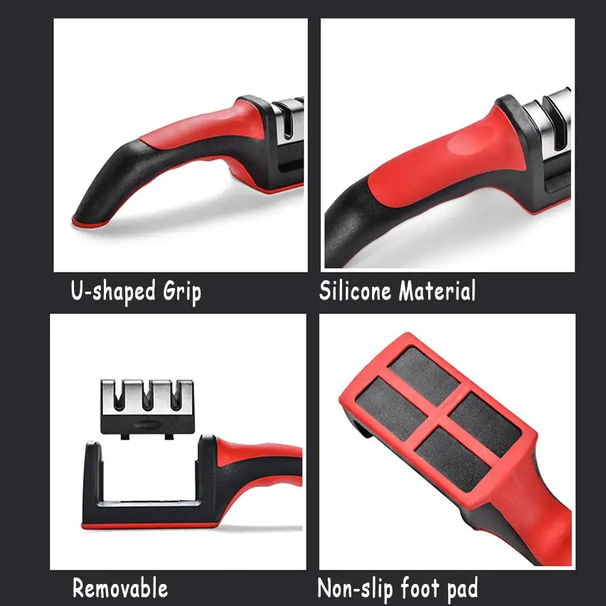 3 Stages Knife Sharpener