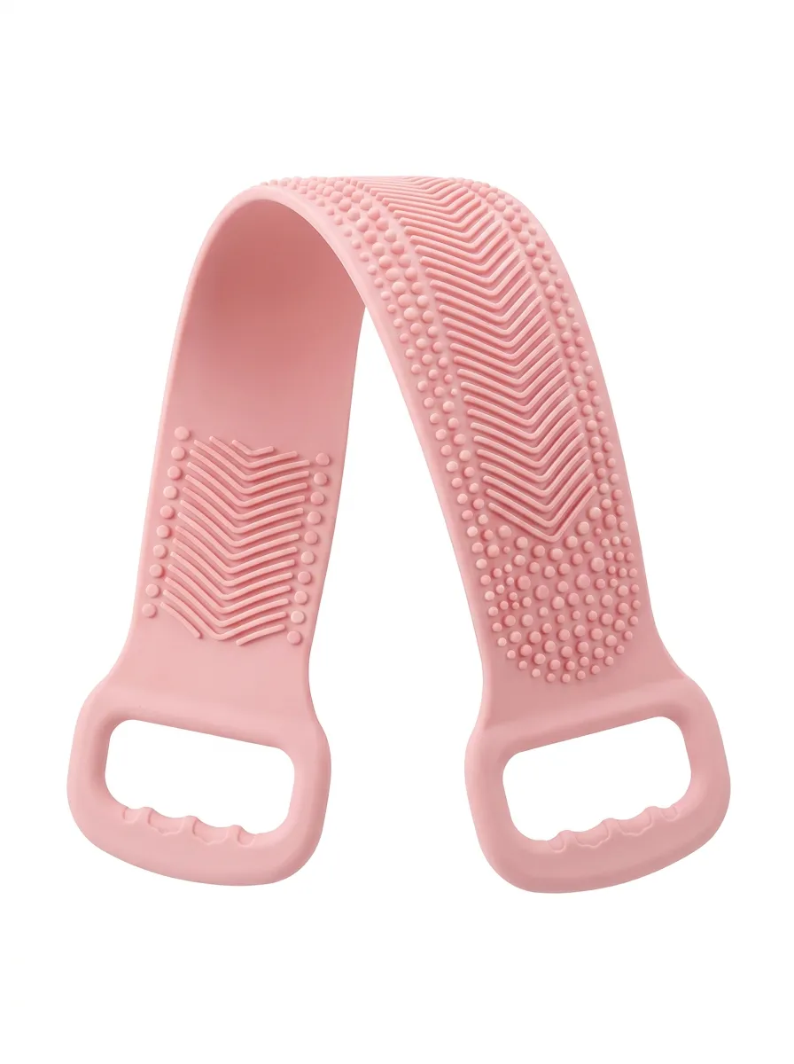 Textured Silicone Back Scrubber for Bathing