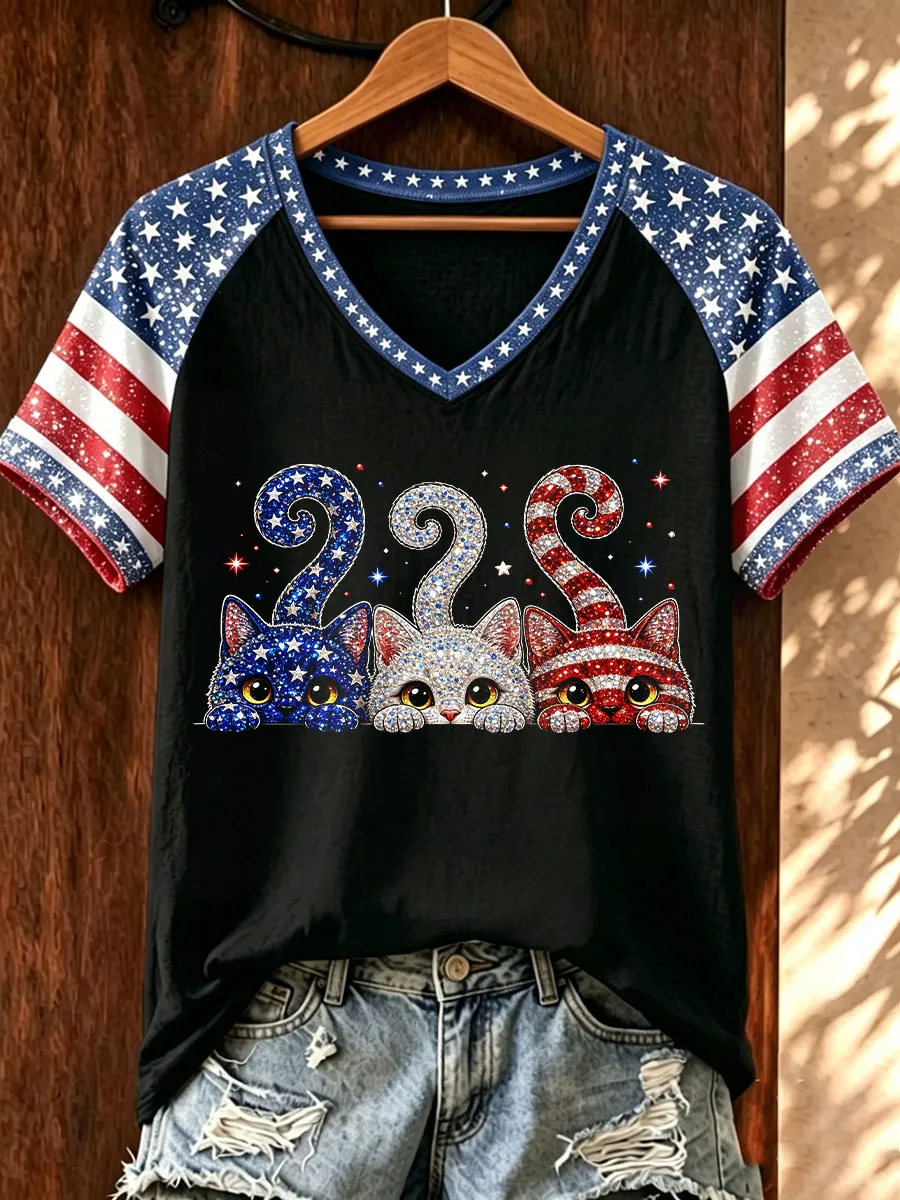 Women's  American Cat T-shirt