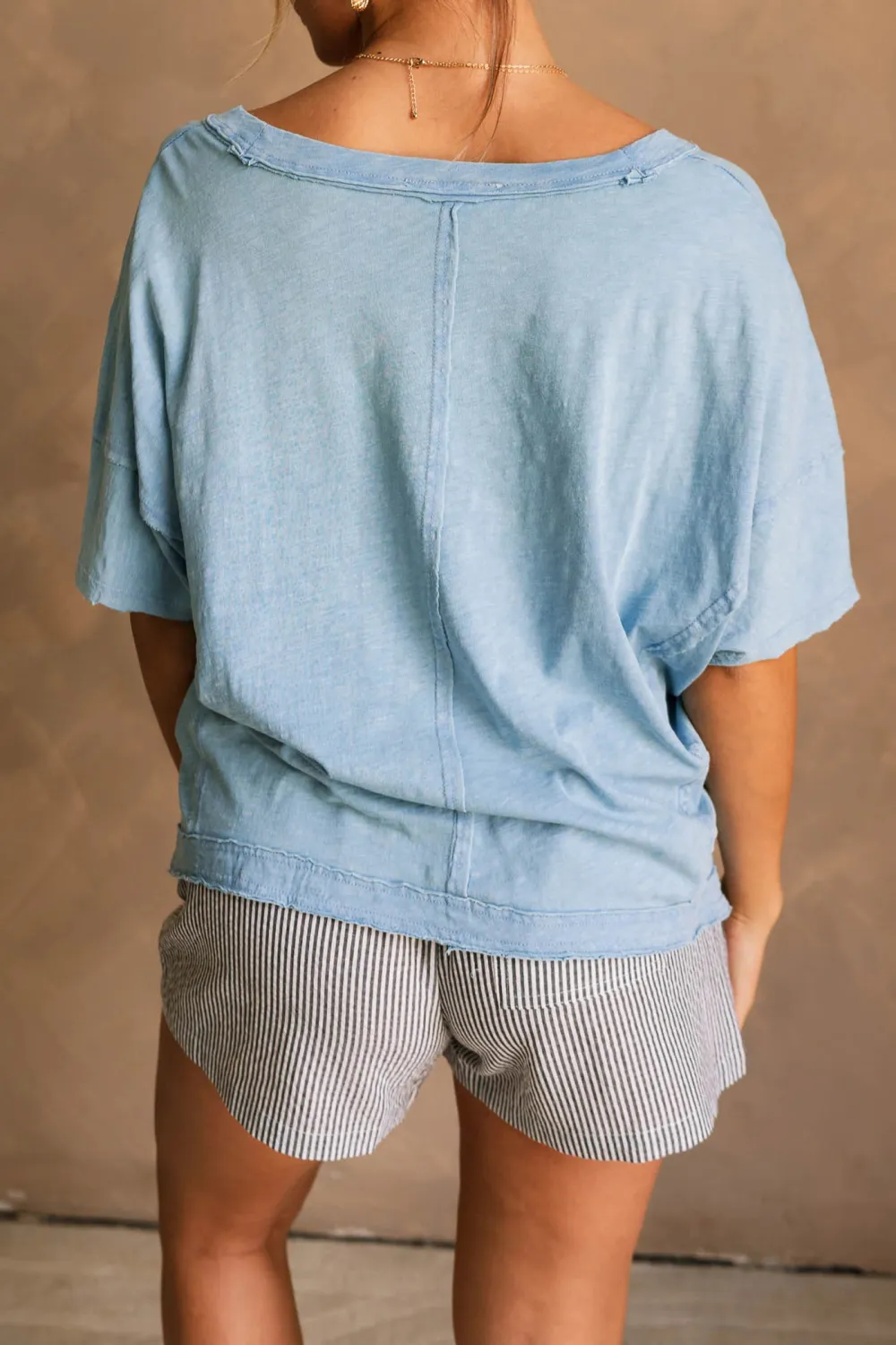 V-Neck Half Sleeve T-Shirt