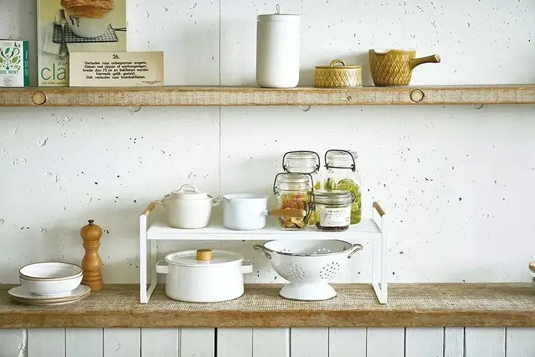 White Countertop Table Riser