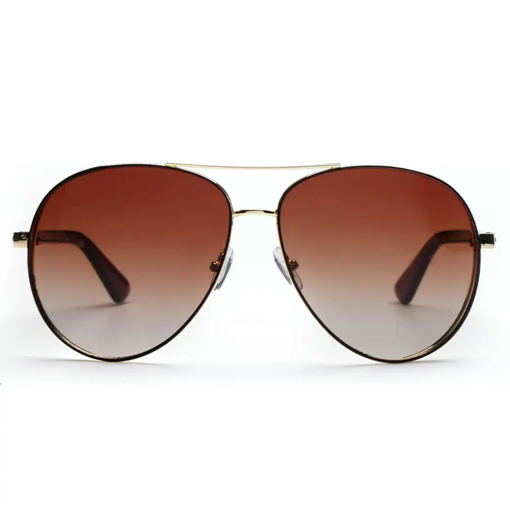 Flat Top Brow Bar Frame Sunglasses
