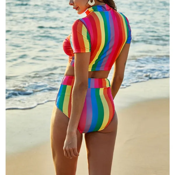 Women's Contrast Swim Set