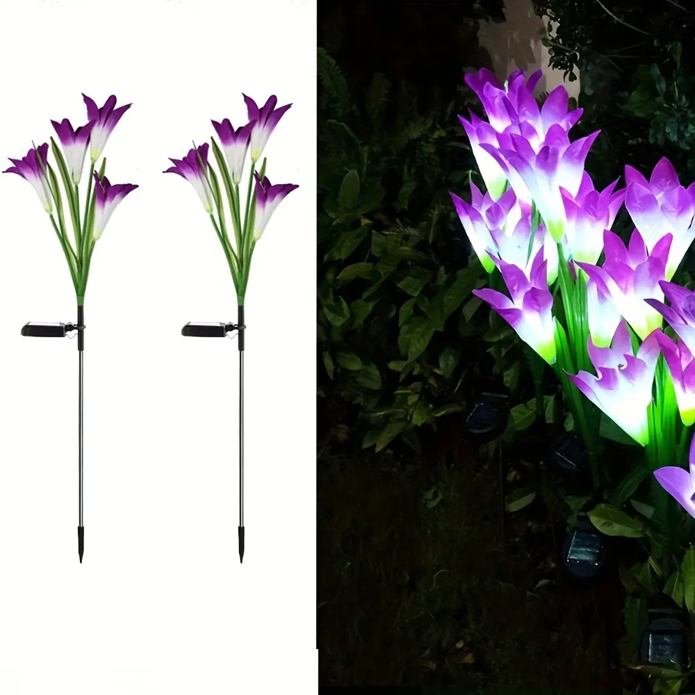 Outdoor Solar Flower Decor Light