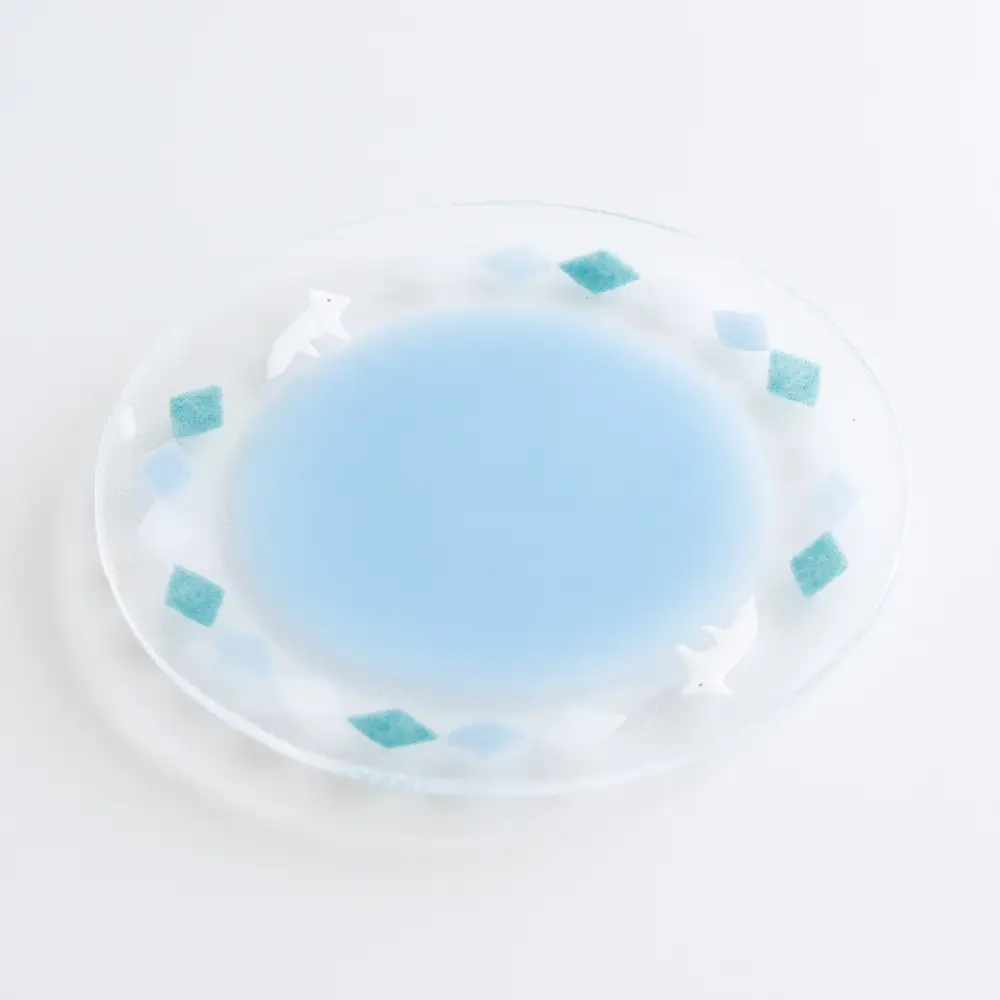 Glass Dining Plate