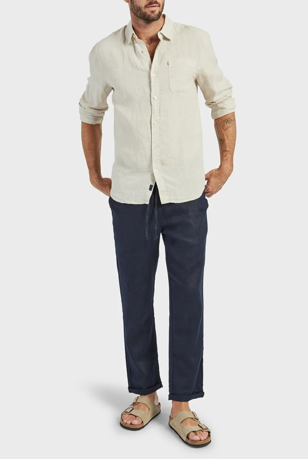 Lightweight Breathable Linen Casual Jogger Pants