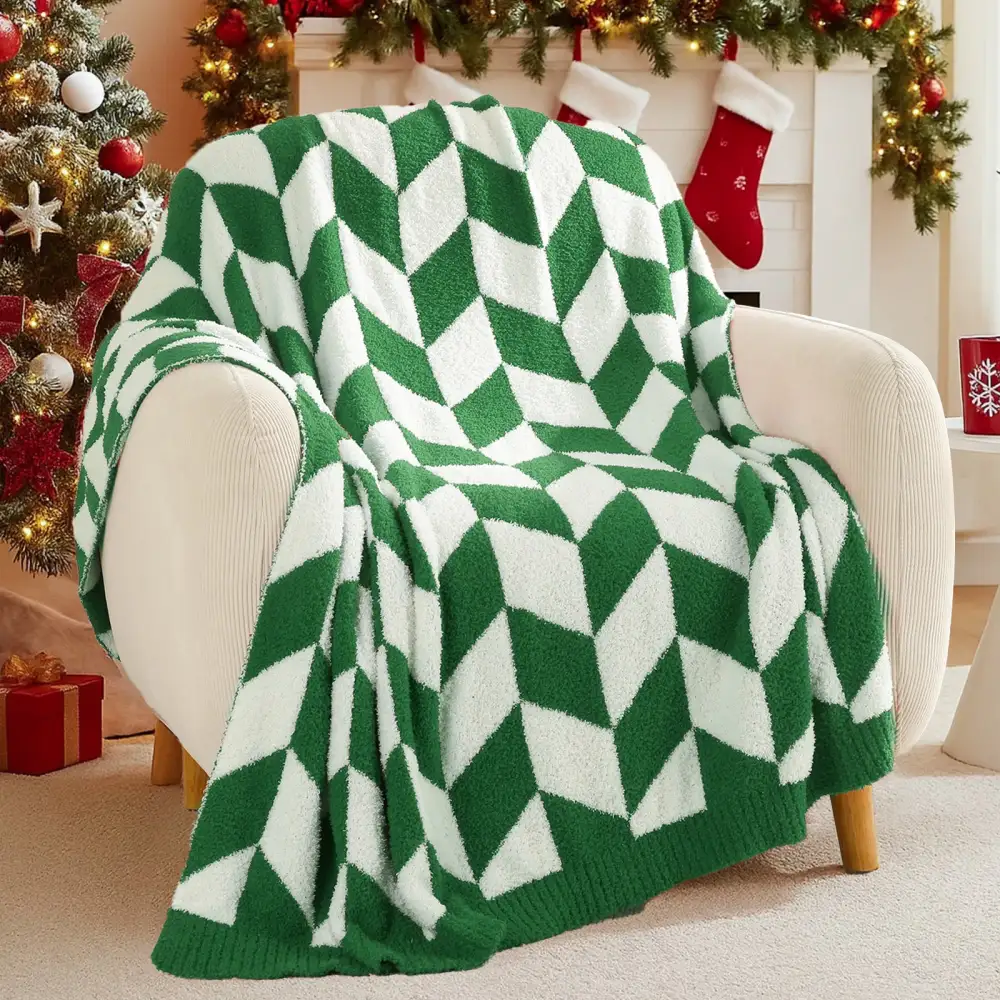 Layered Chevron Blanket