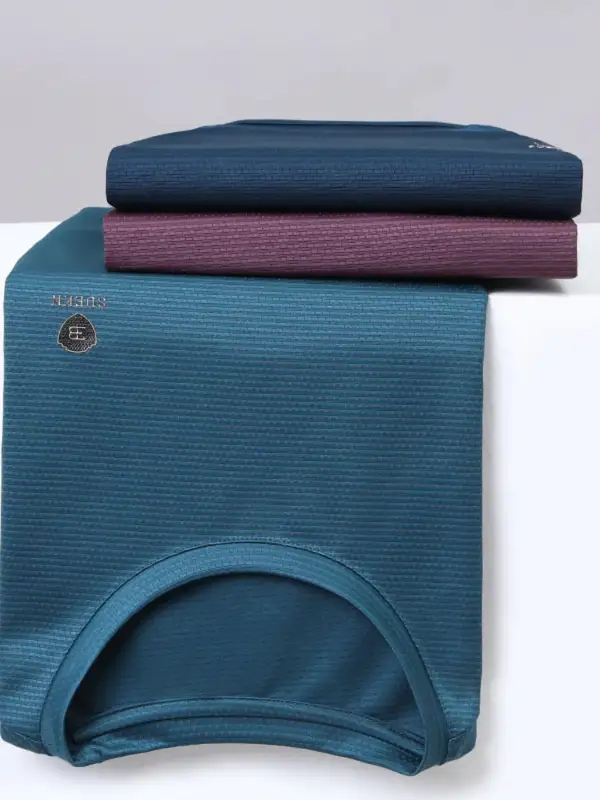 Relaxed Textured Short Sleeve Crew Neck Tee