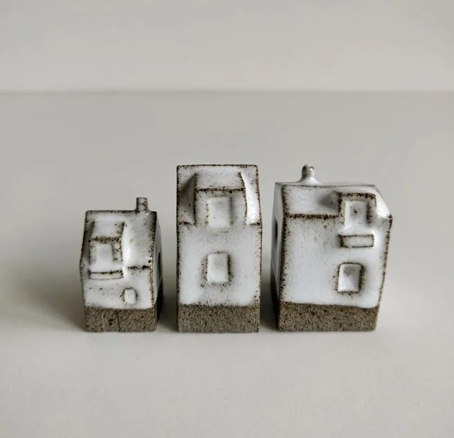 Assorted Ceramic House Ornament