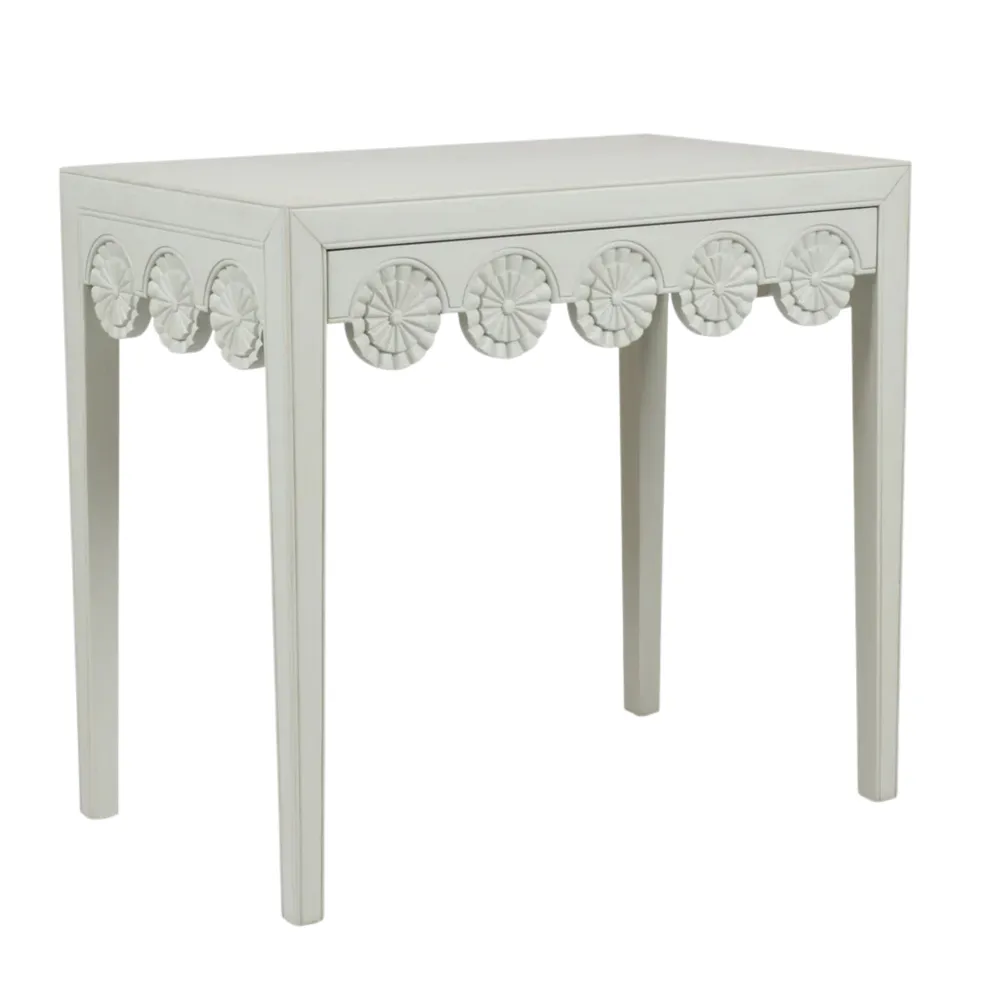 Textured Sculpted Classic Side Table