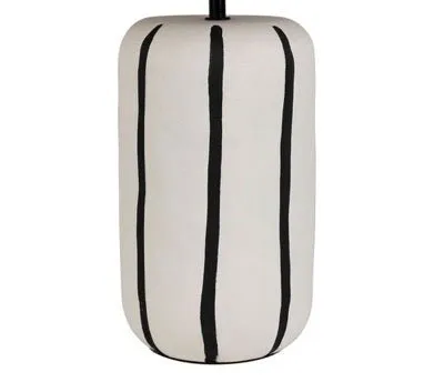 Black Stripe Ceramic Table Lamp