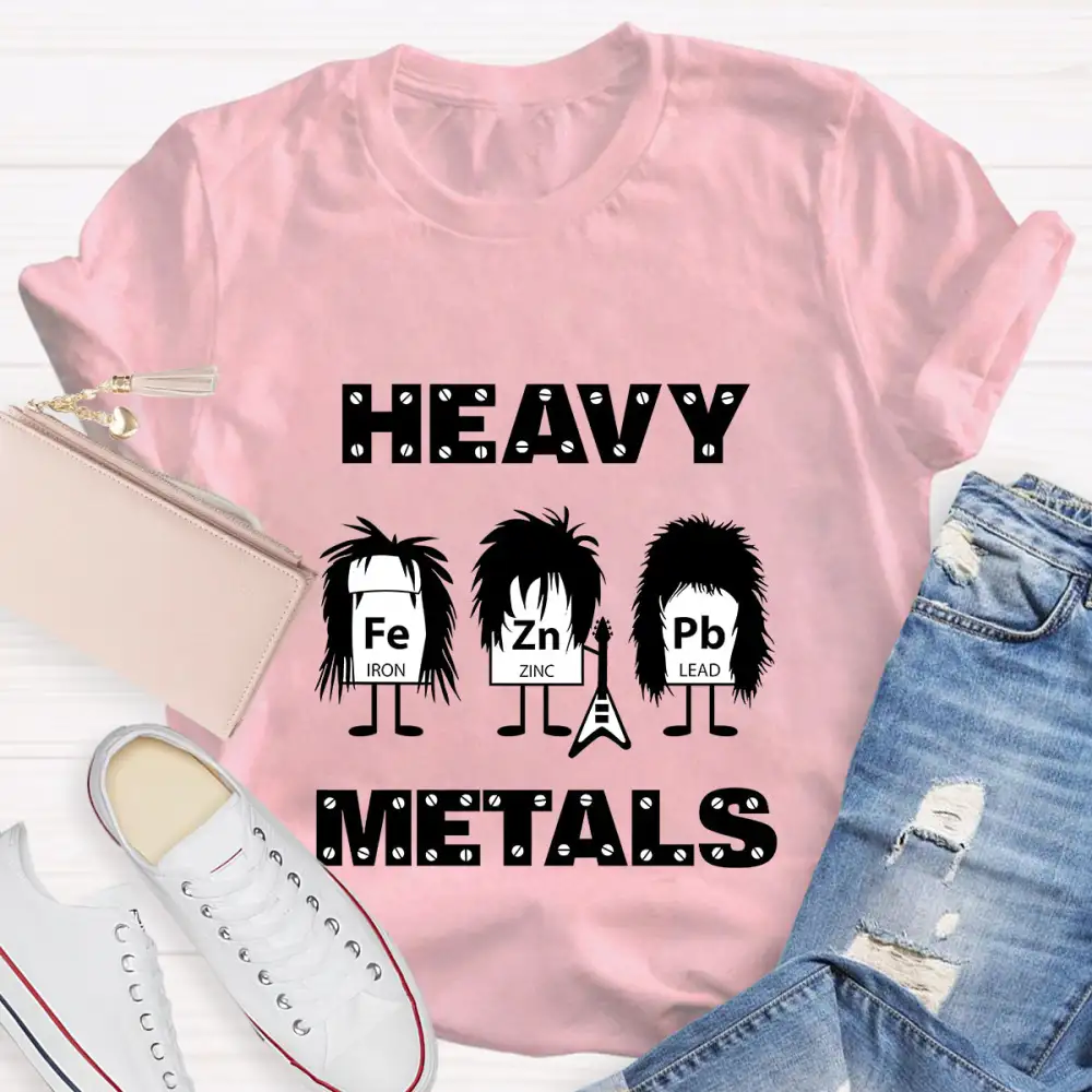 Funny Science Heavy Metals Teacher T-Shirt