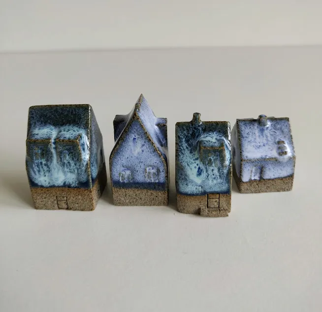 Assorted Ceramic House Ornament