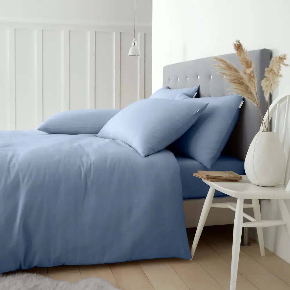 Modern Bedroom Printed Brushed Cotton Duvet Cover Set