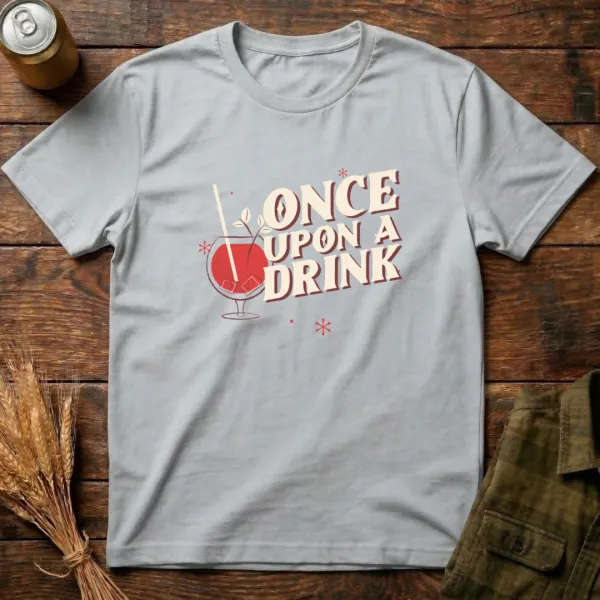 Once Upon A Drink Graphic Cotton T-Shirt