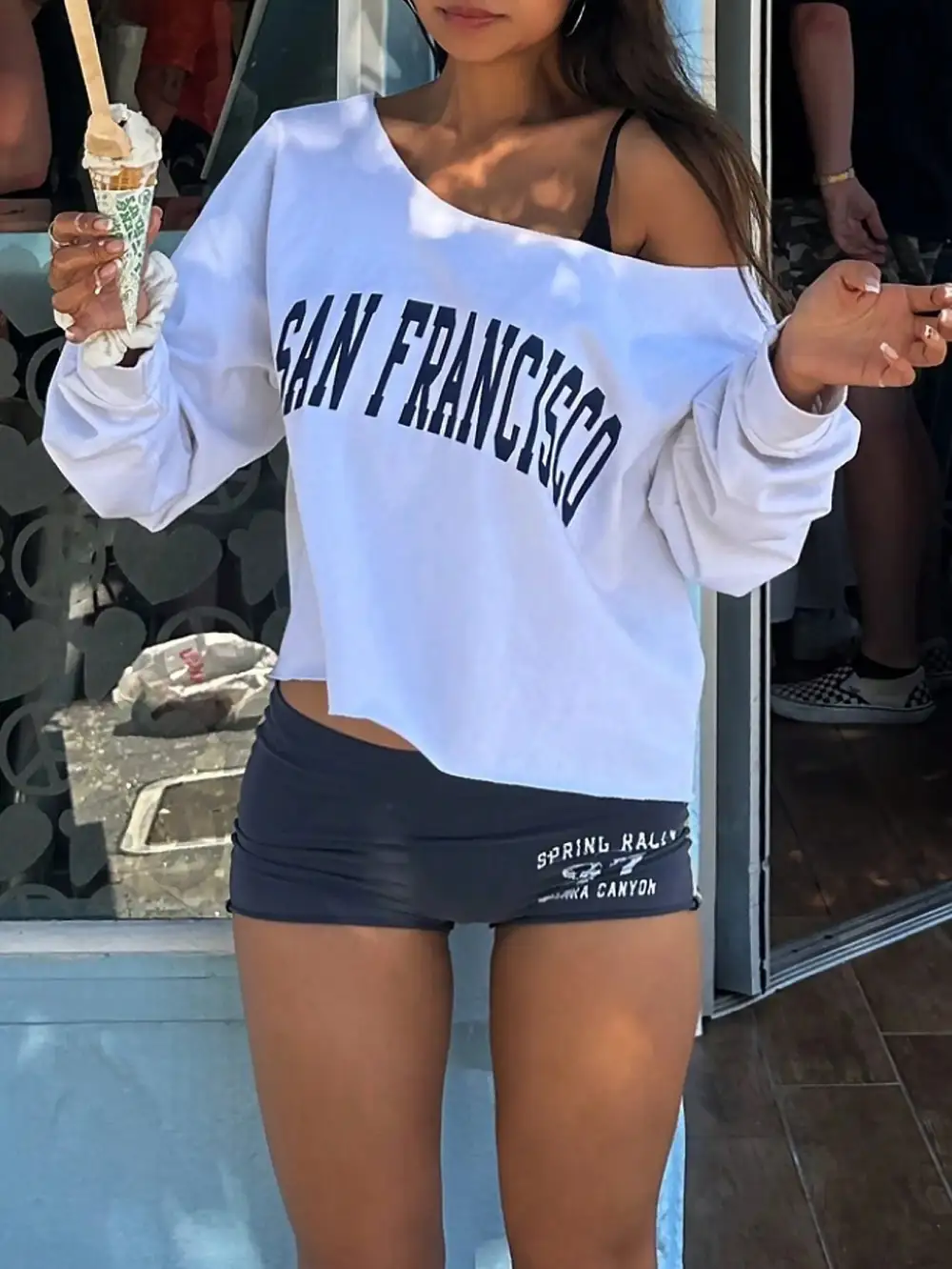 Letter Graphic Sweatshirt