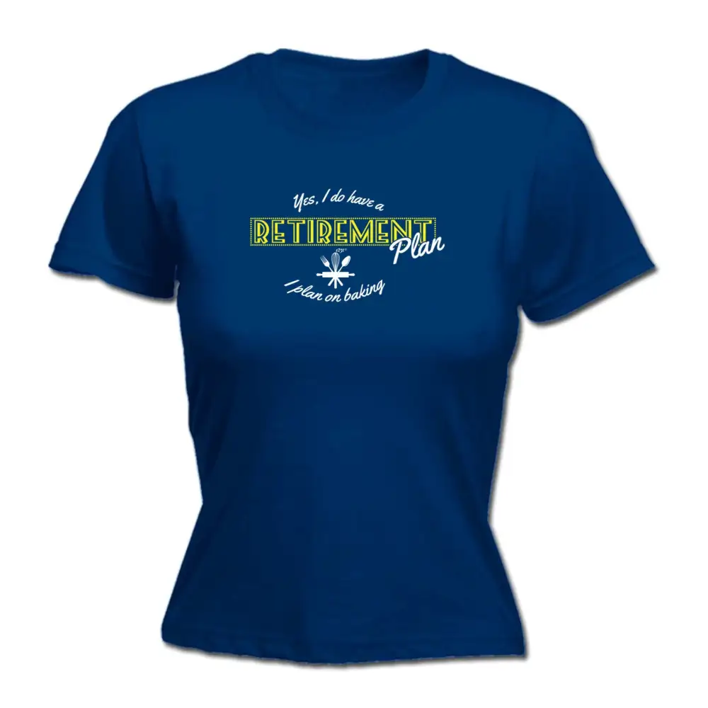 Baking Plan Graphic Fitted Tee
