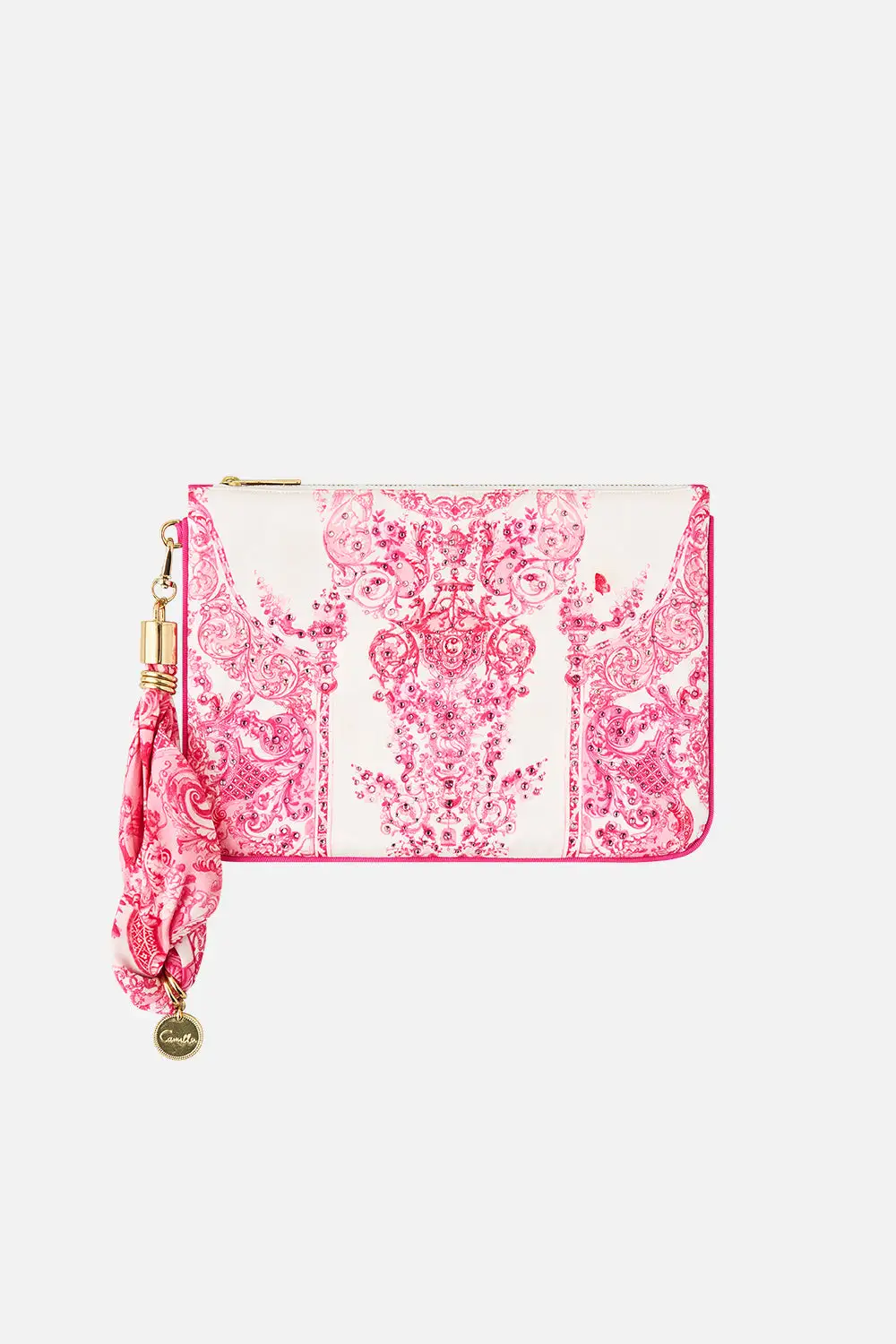 Clean Line Scarf Clutch Bag