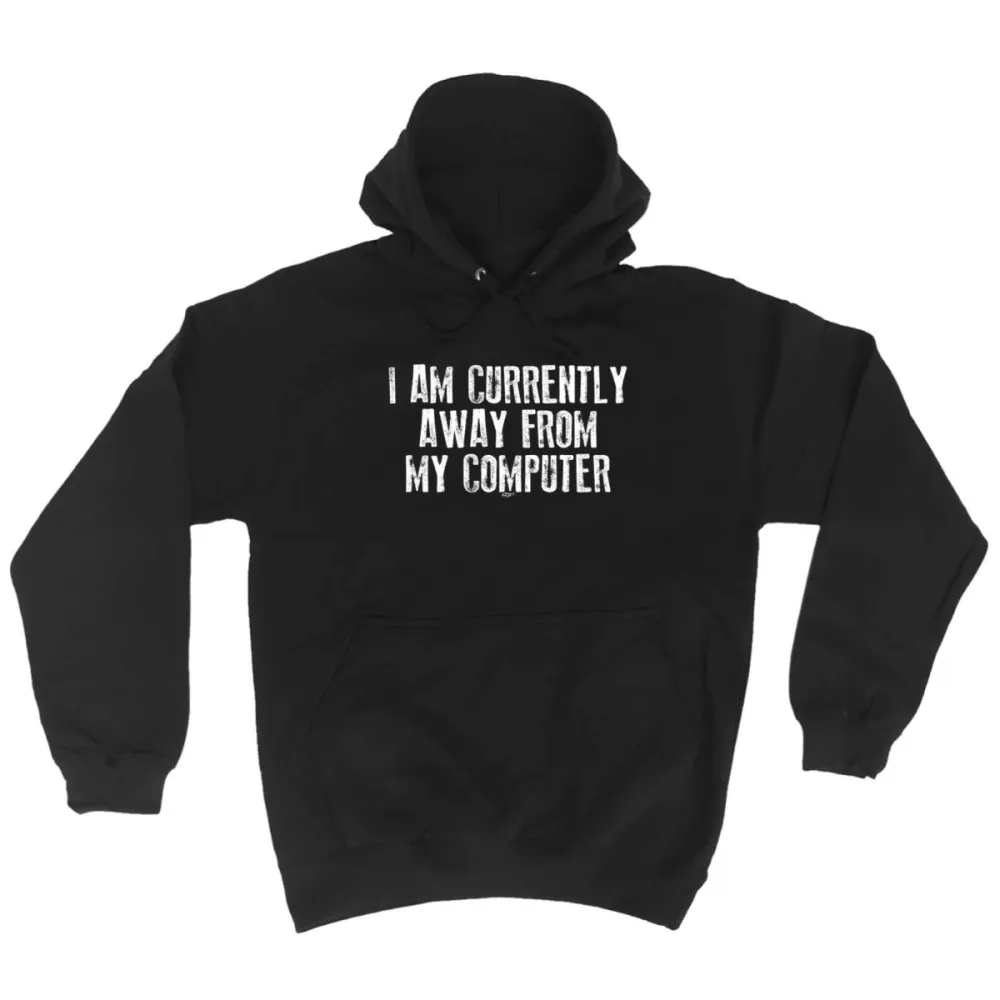 Away Computer Graphic Hoodie