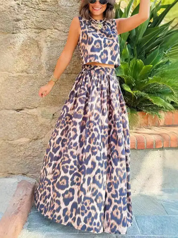 Printed Pocket Detail Coordinated Set