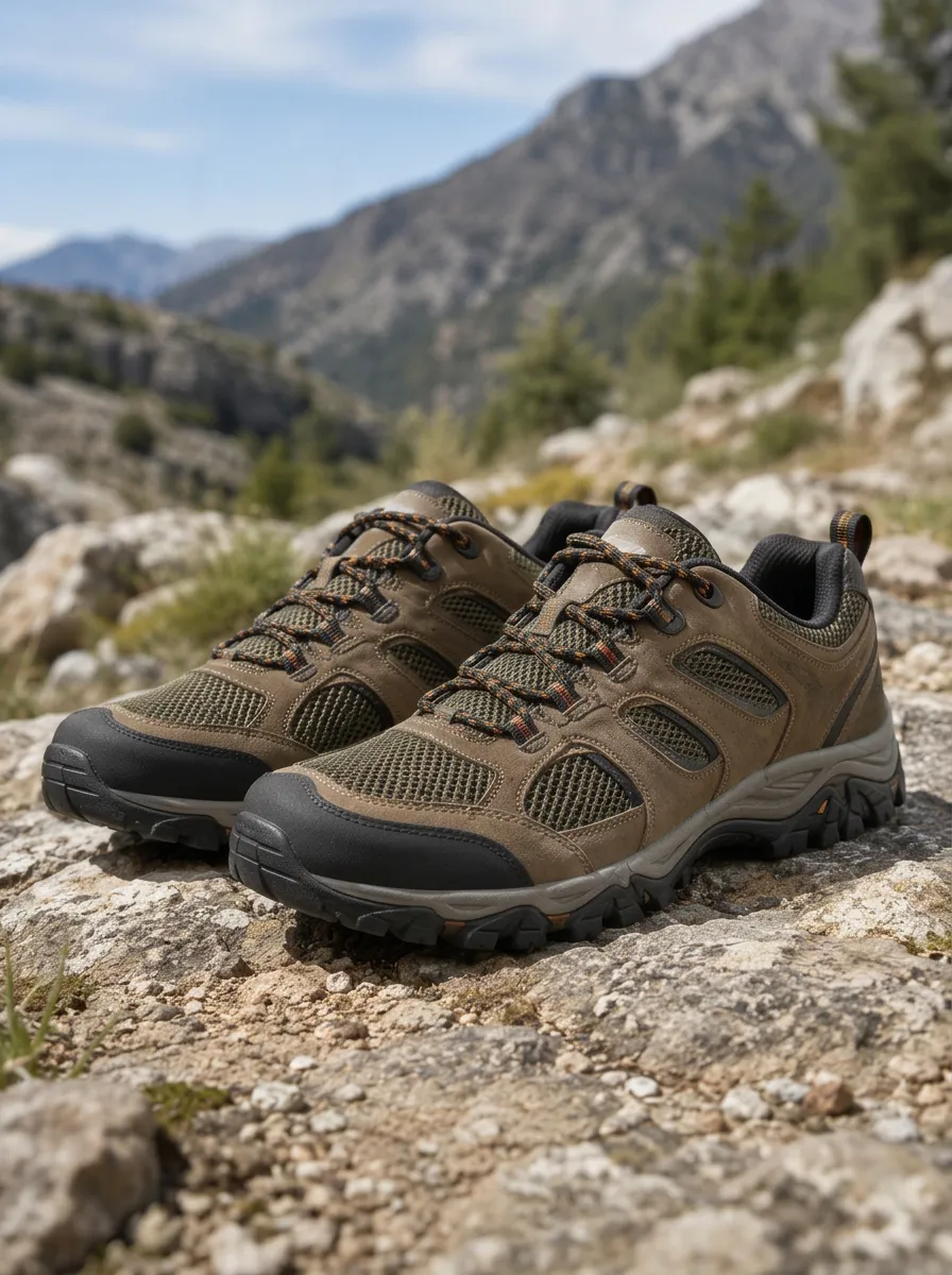 Women's Trek Ready Outdoor Hiking Mesh Printed Shoes