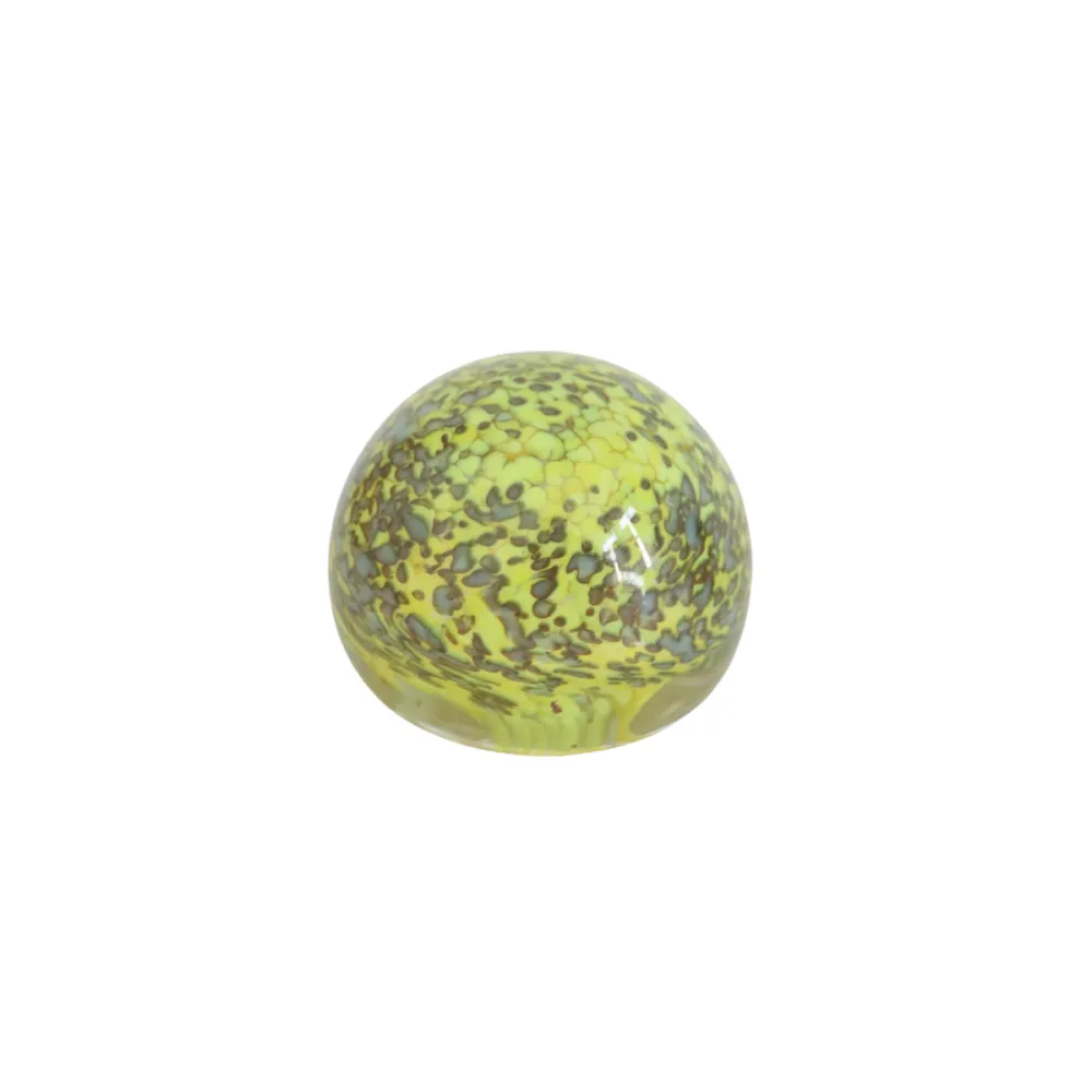 Speckled Art Glass Paperweight