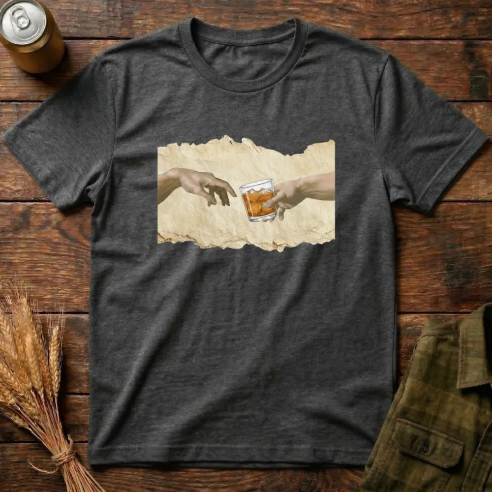 The Last Pour Graphic Cotton T-Shirt