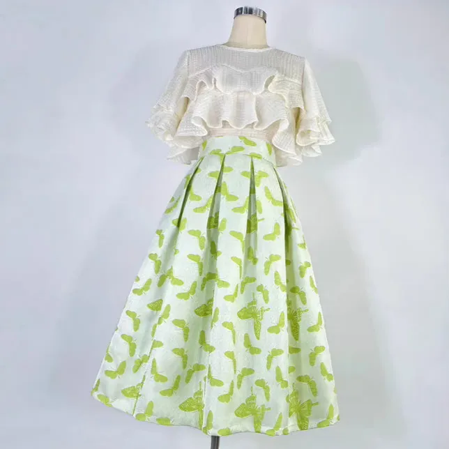 Flexible Picnic High Waist Skirt