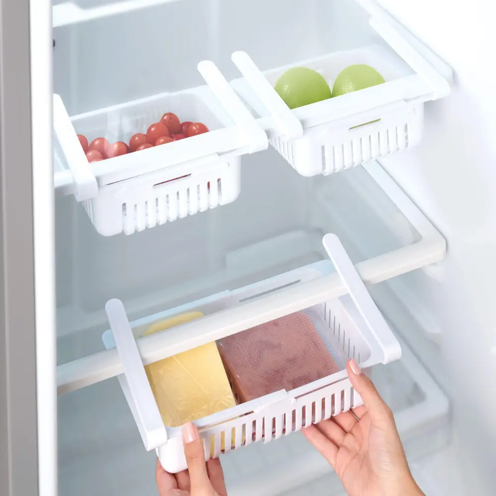 Clip On Refrigerator Storage Basket