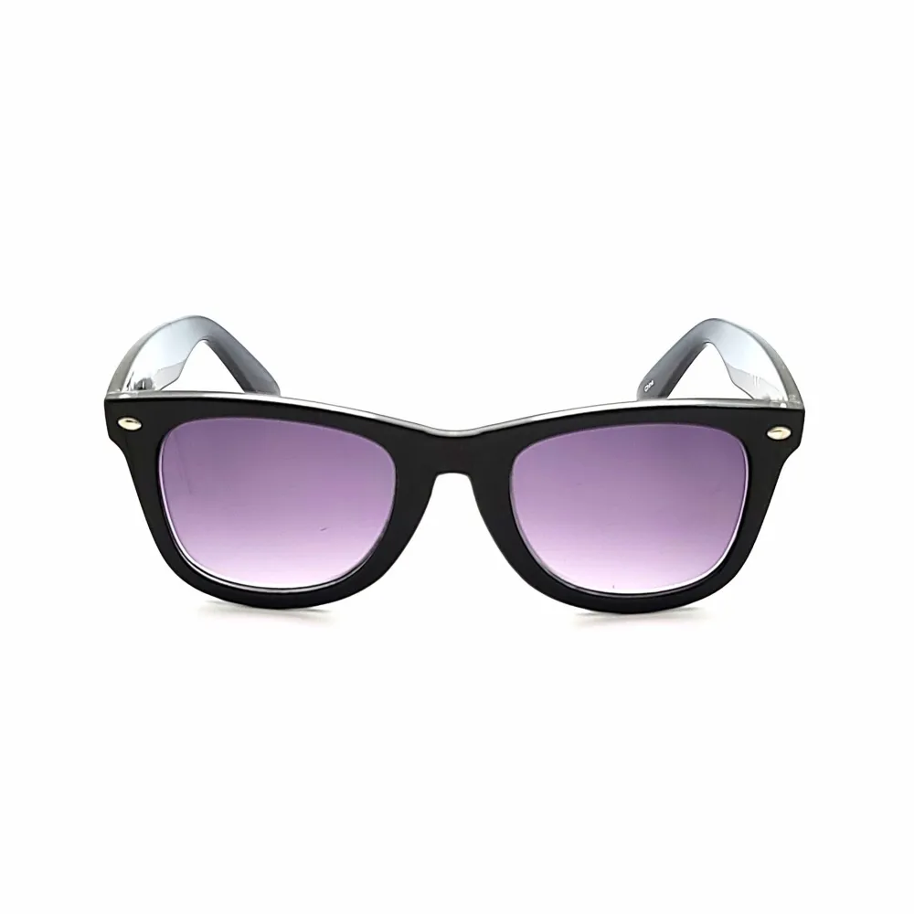 Refined Wayfarer Full-Lens Smoke-Lens Reading Sunglasses