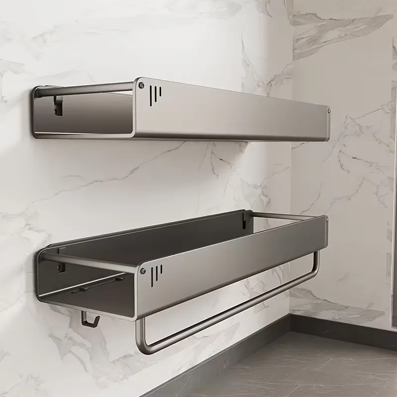 Practical Wall-Mounted Kitchen Shelf