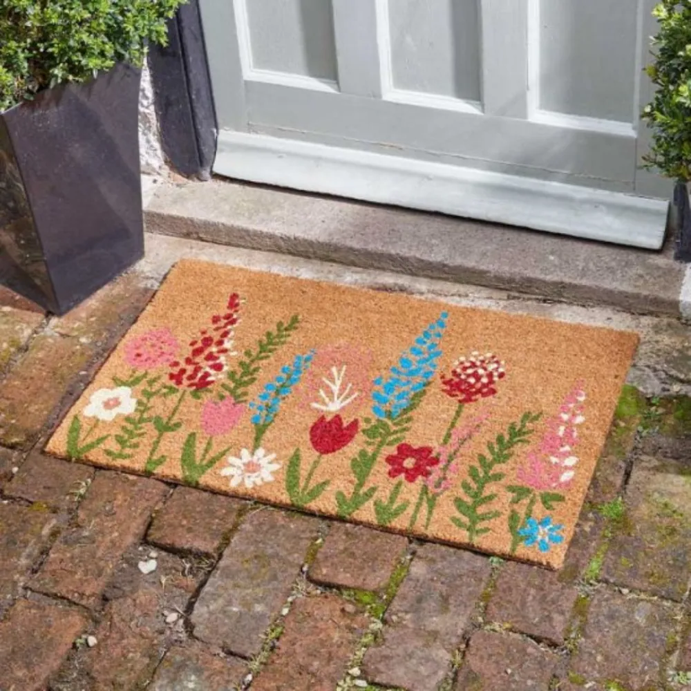 Coir Flowerfield Coir Door Mat