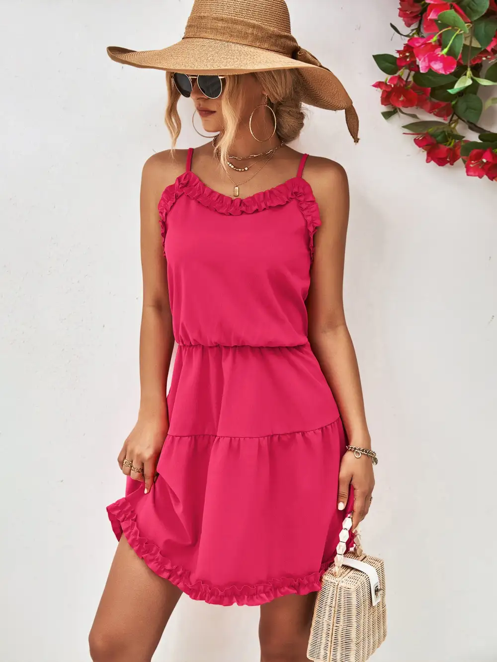 Layered Soft Mini A-Line Dress
