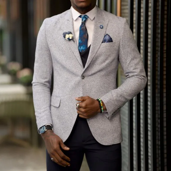 Classic Slim Fit Cotton Blazer