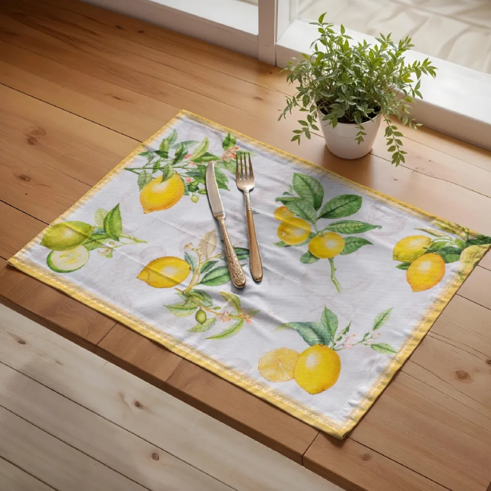 Limoncello Cotton Placemat Set