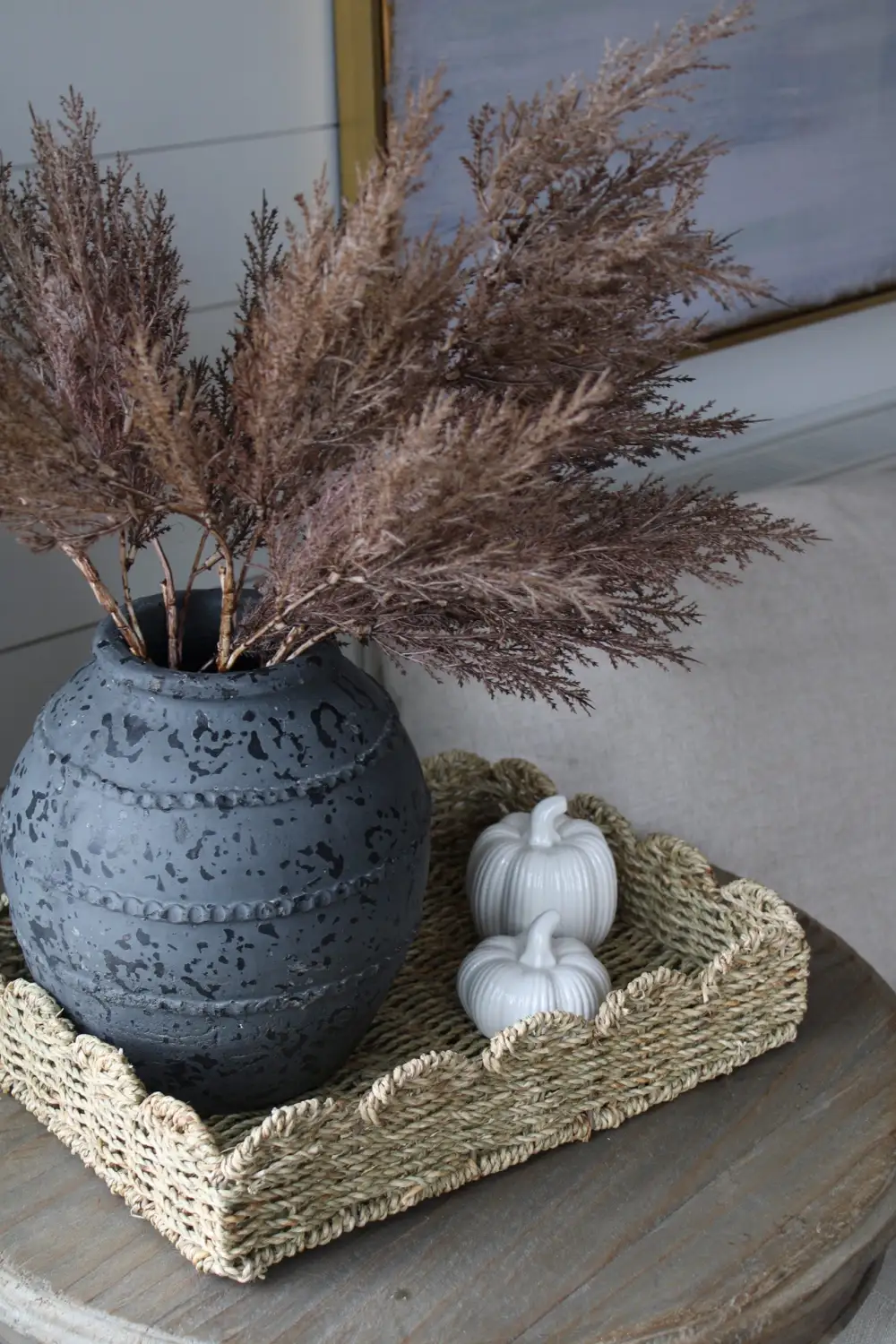 Scalloped Seagrass Tray