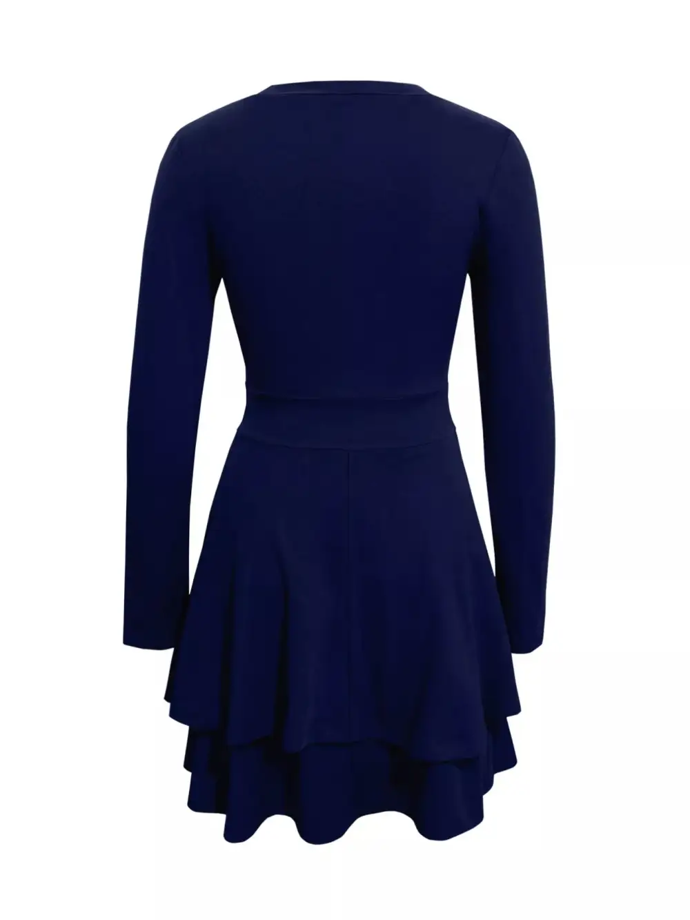 Finish V Neck Ruffle Mini Dress