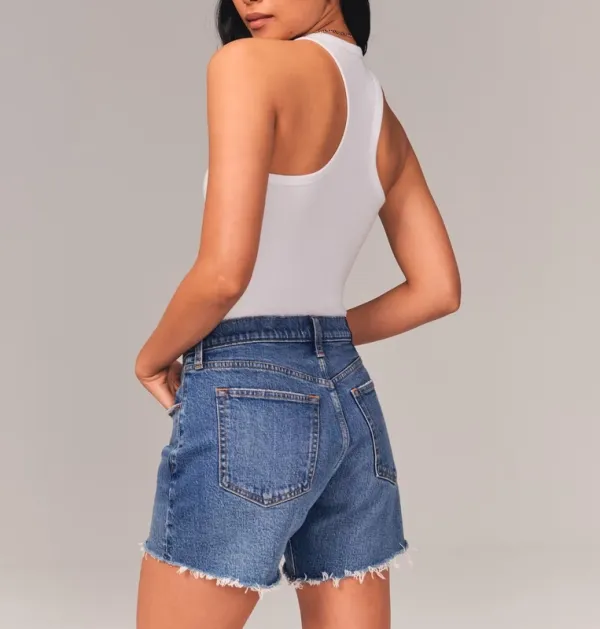 Blue Everyday Casual Shorts