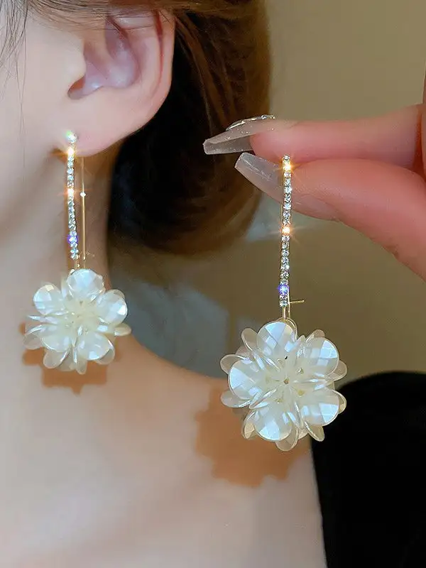 Layered Statement Drop Earrings