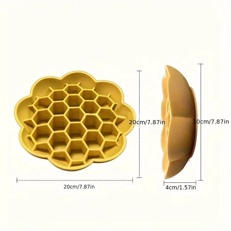 Dog Sunflower Slow Feeder Bowl
