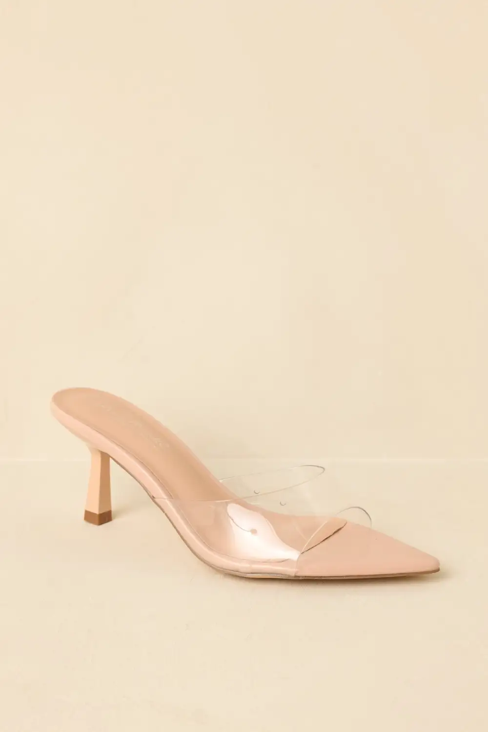 Transparent Strappy High Heels