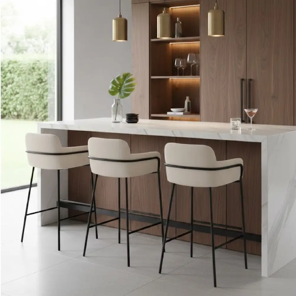 Statement Contemporary Bar Stool