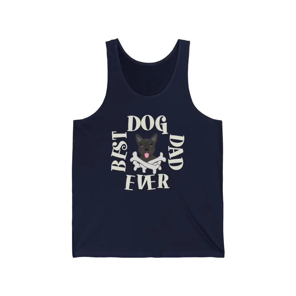 Dog Dad Puppy Graphic Tank Top