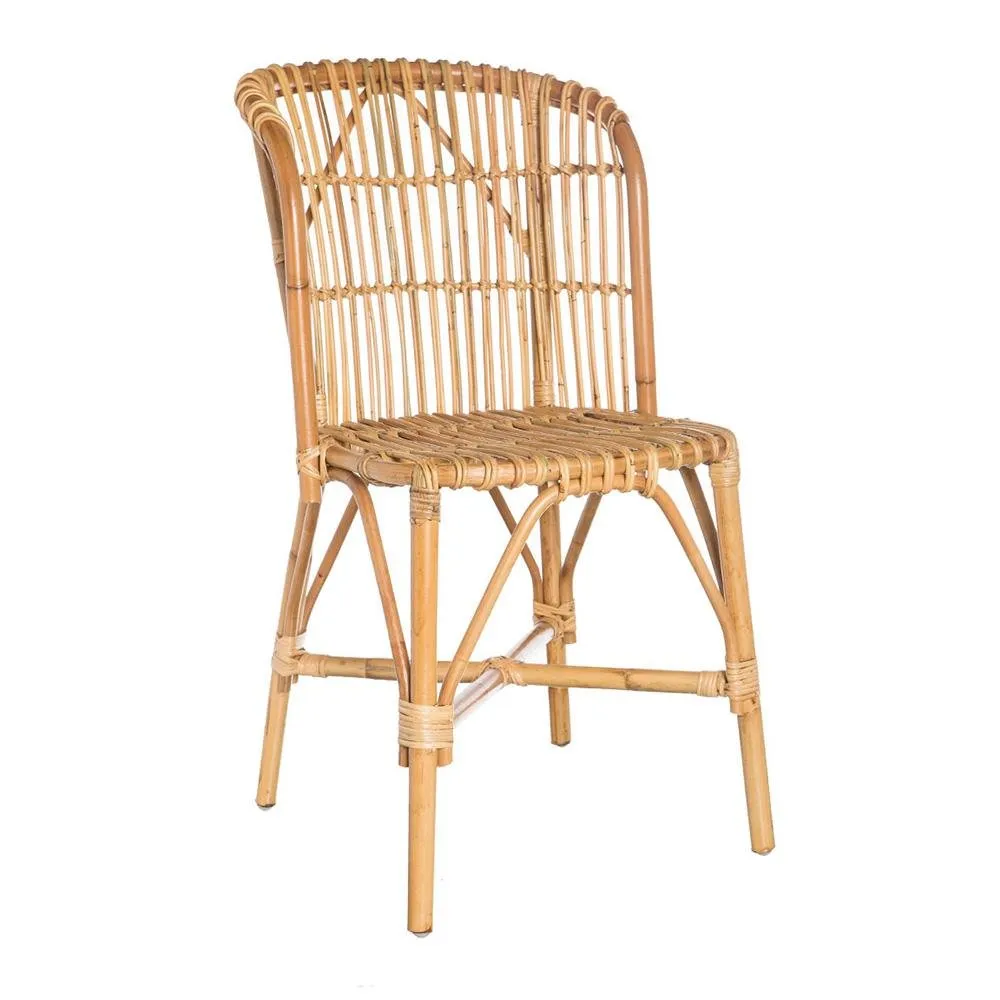 Bamboo Rattan Side Chair