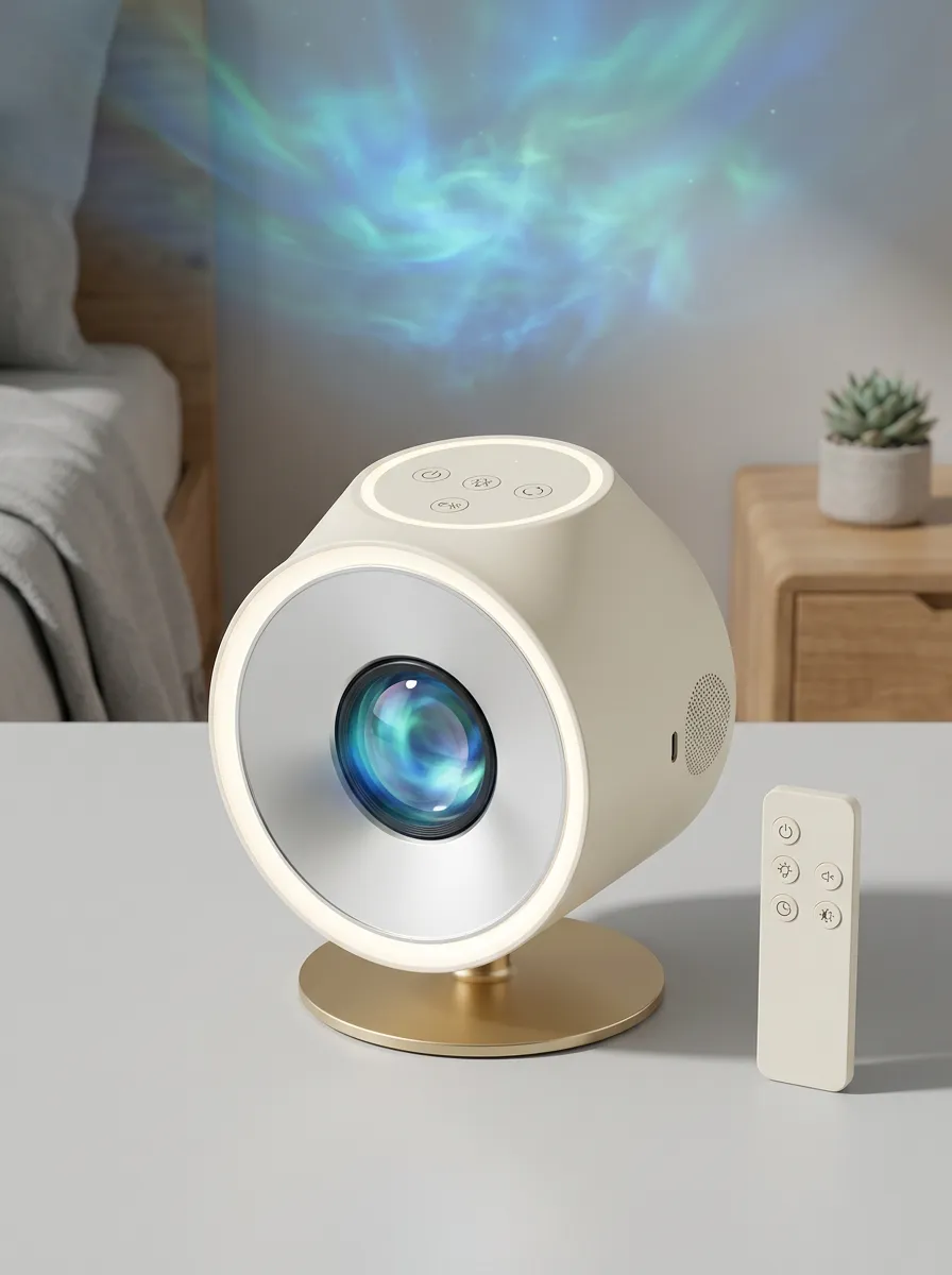Remote-Control Aurora Galaxy Projector Night Light