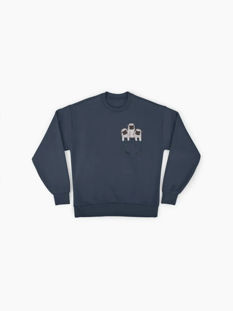 Pocket Pug Dog Graphic Sweatshirt