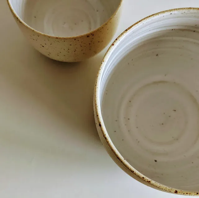 Raw Stoneware Plant Pot