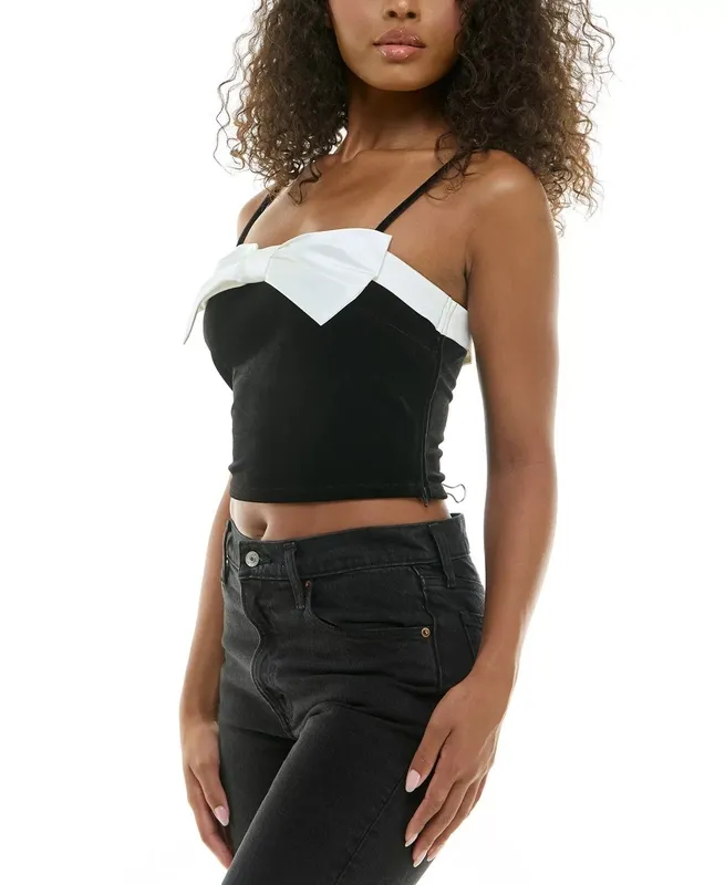 Velvet Satin Sleeveless Top
